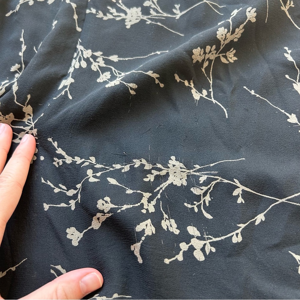 Banana Republic Floral Print Silk Skirt - Picture 11 of 14